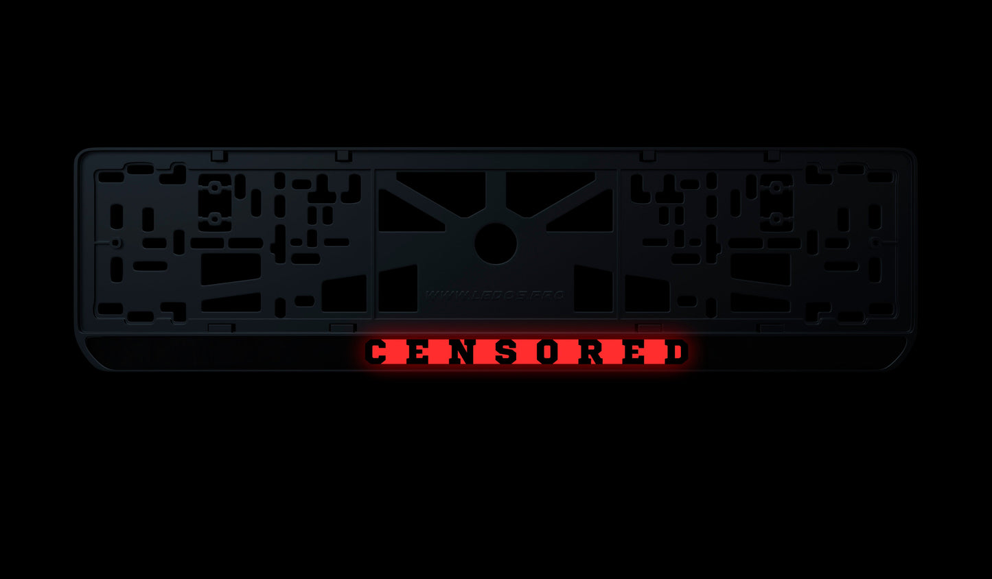 Ramka tablicy rejestracyjnej: Censored (стиль #1)