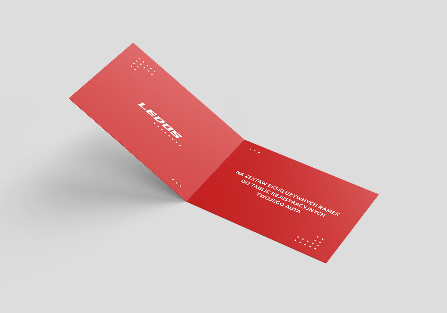 Bon podarunkowy na zestaw ramek do tablic rejestracyjnych