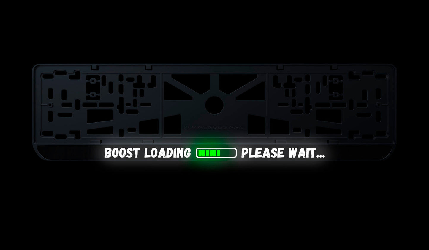 Ramka tablicy rejestracyjnej: Boost loading