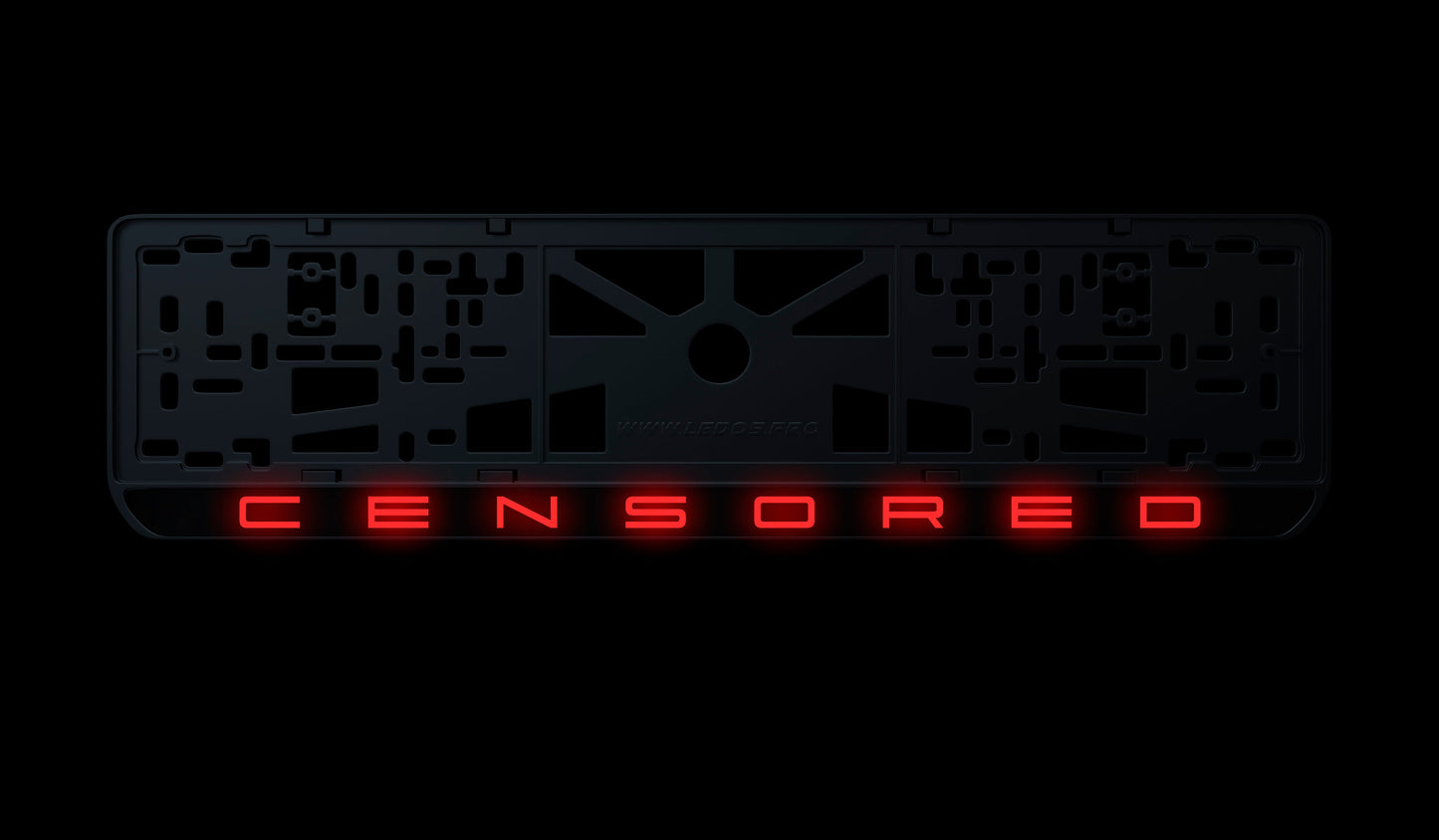 Ramka tablicy rejestracyjnej: Censored (стиль #2)