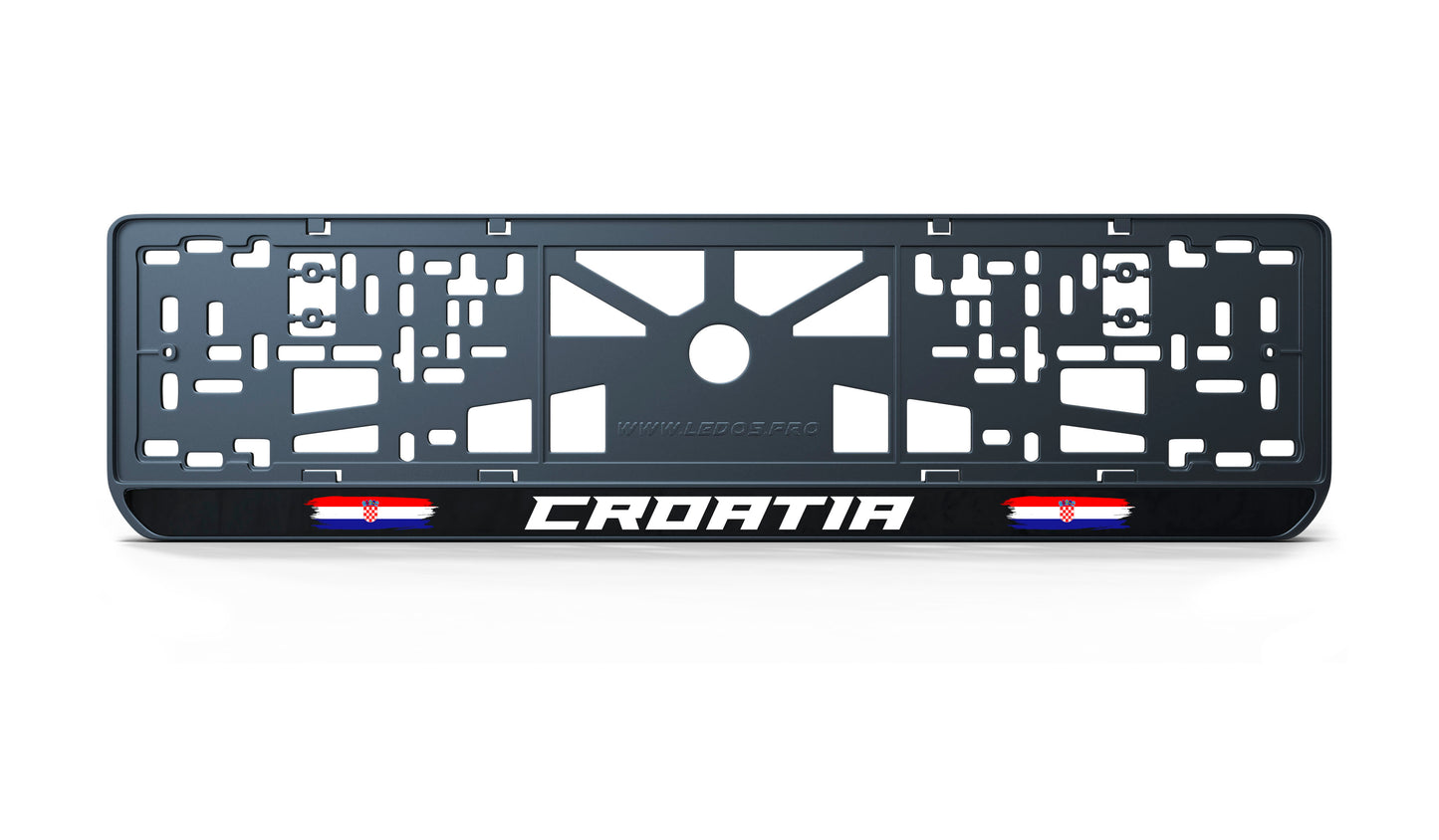 Ramka na tablicę rejestracyjną: Croatia