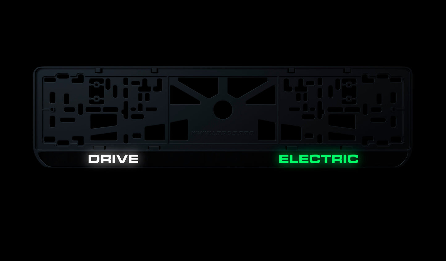Kennzeichenrahmen: DRIVE ELECTRIC