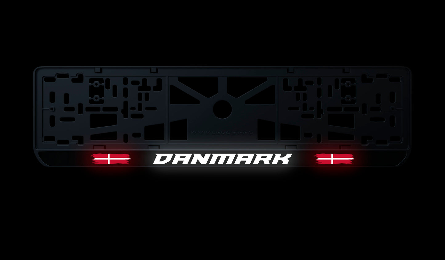 Ramka na tablicę rejestracyjną: Danmark