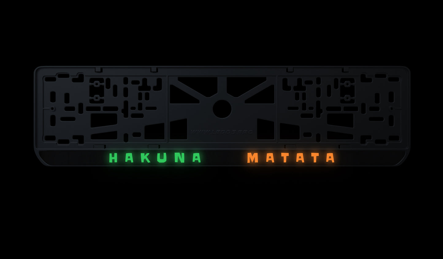 Ramka tablicy rejestracyjnej: Hakuna Matata