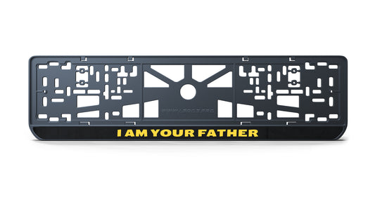 Ramka tablicy rejestracyjnej: I am your father
