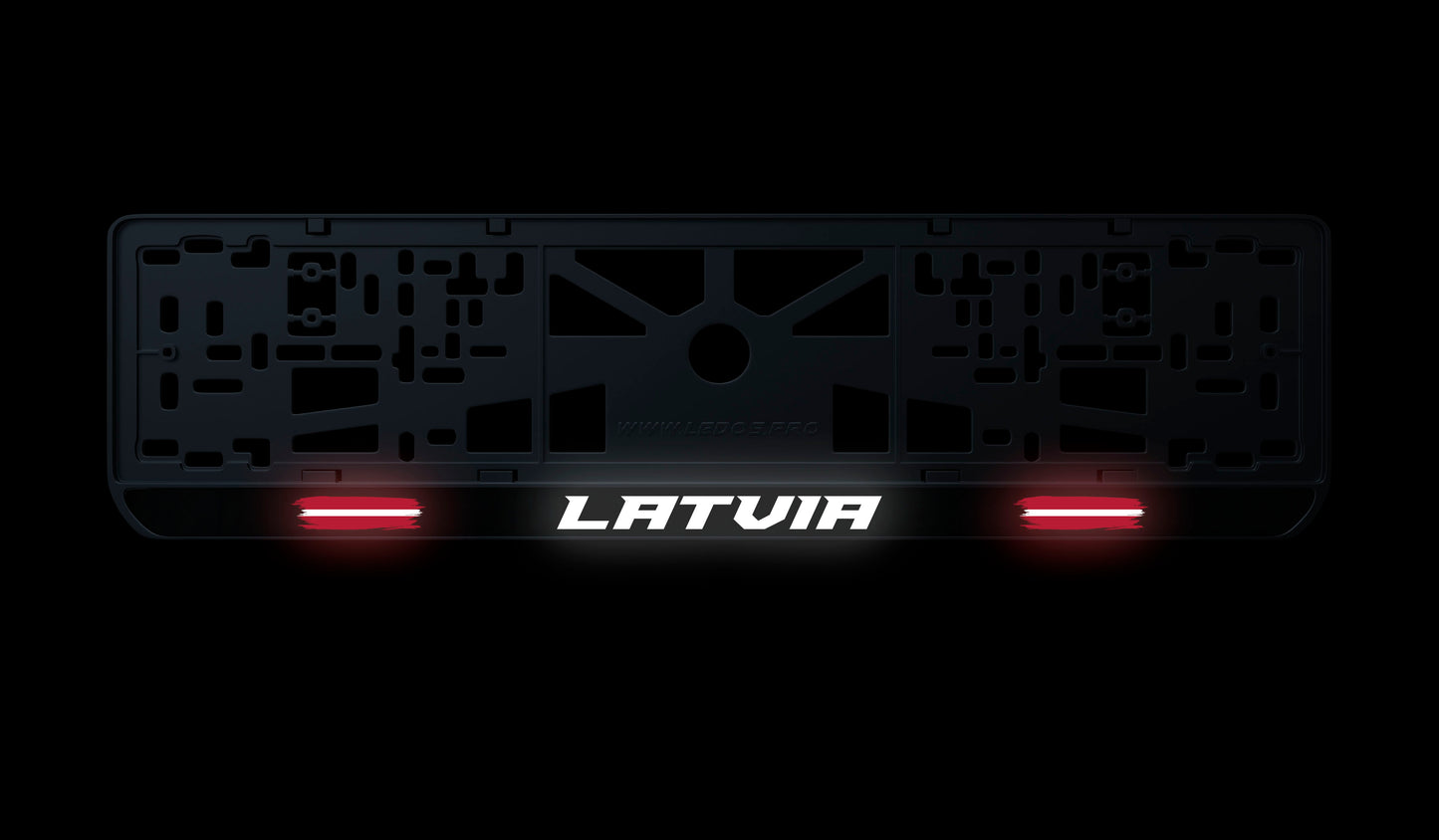 Ramka na tablicę rejestracyjną: Latvia