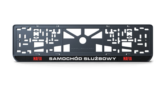 Ramka tablicy rejestracyjnej: Mafia – samochód służbowy