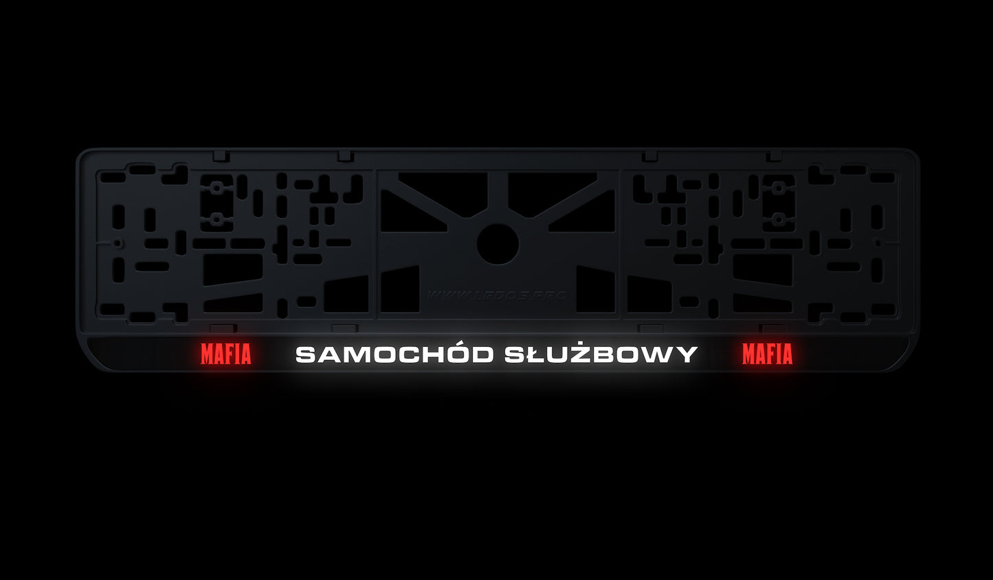 Ramka tablicy rejestracyjnej: Mafia – samochód służbowy