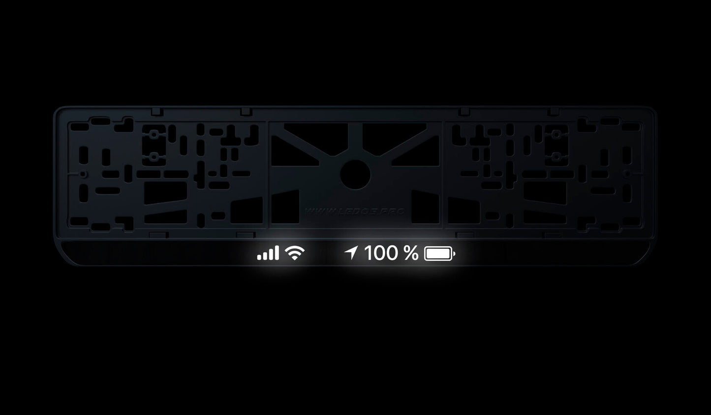 Ramka tablicy rejestracyjnej: Phone bar icons SET #1