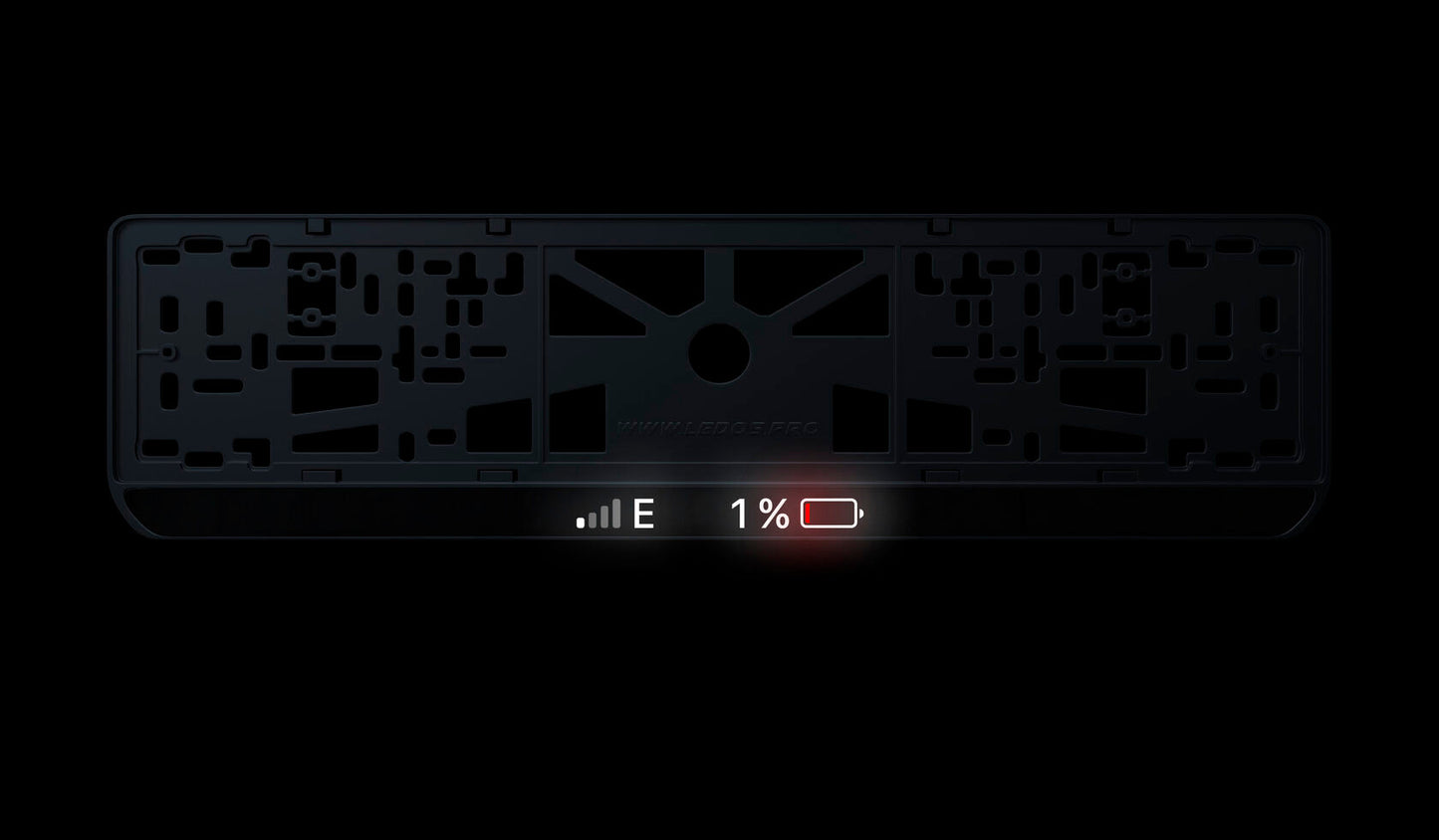 Ramka tablicy rejestracyjnej: Phone bar icons SET #2